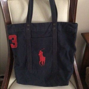 Ralph Lauren Big Pony Tote Bag